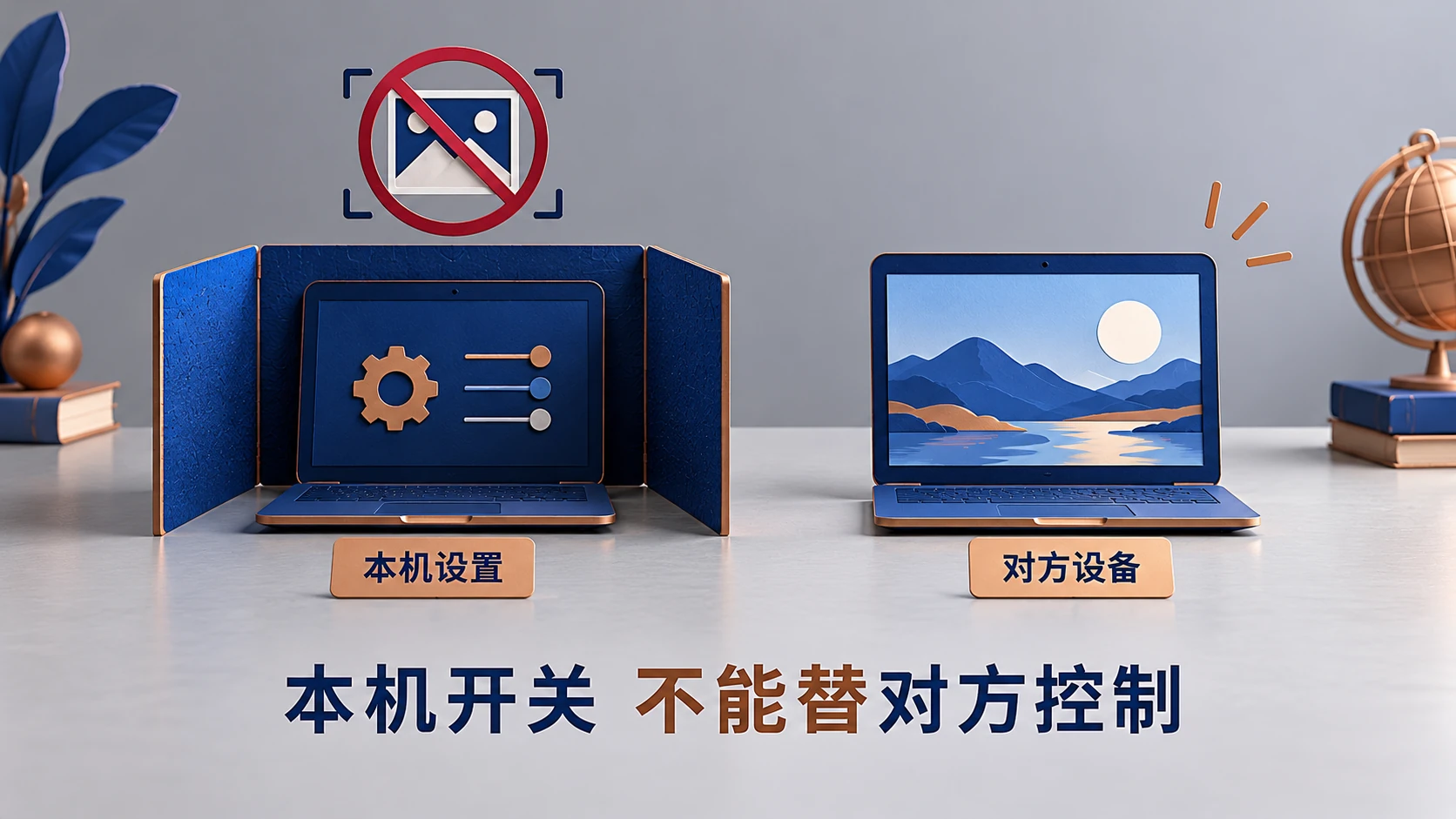 本机屏幕设置不替对方设备控制的原创范围图